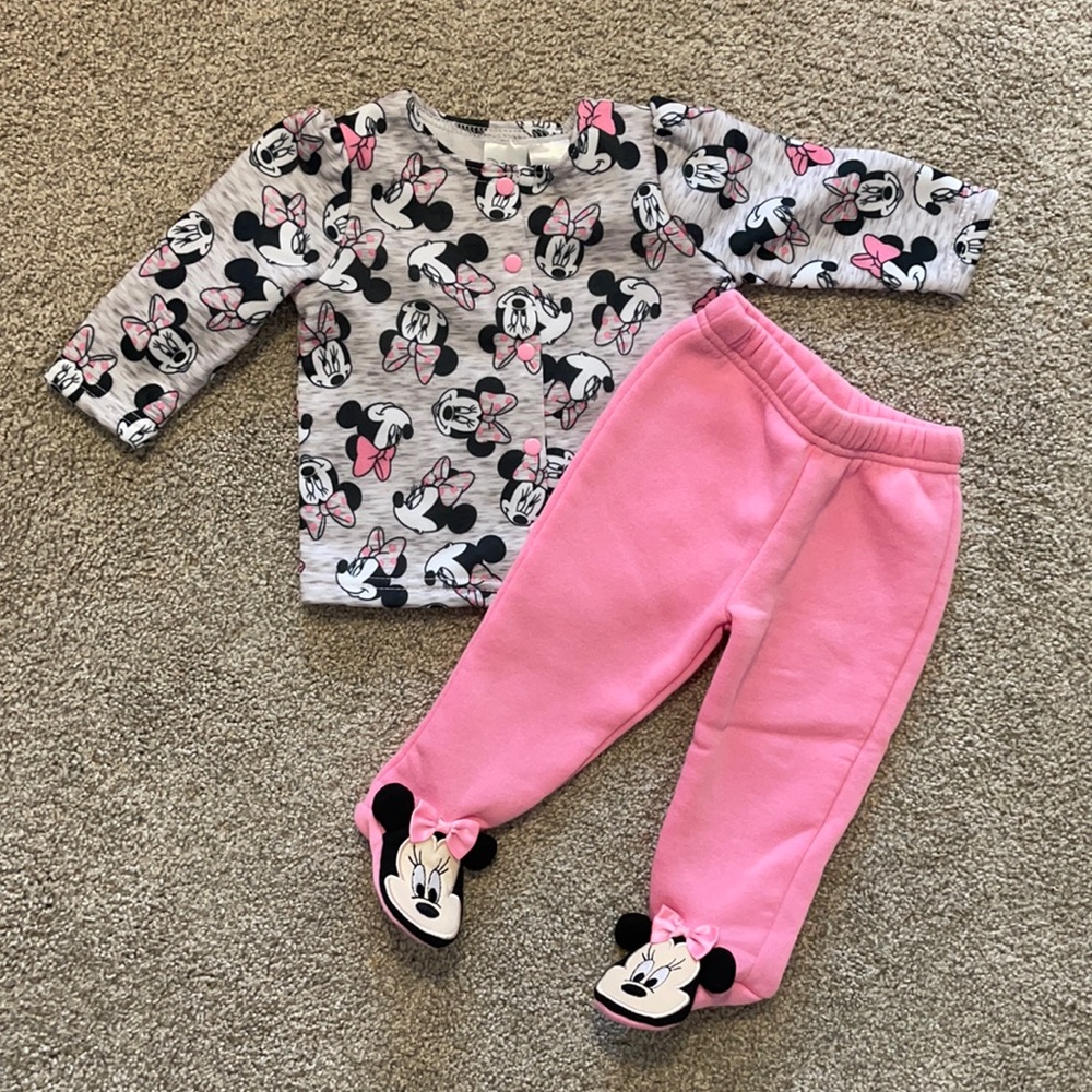 3-6M | Pink Disney Minnie Mouse Baby Set